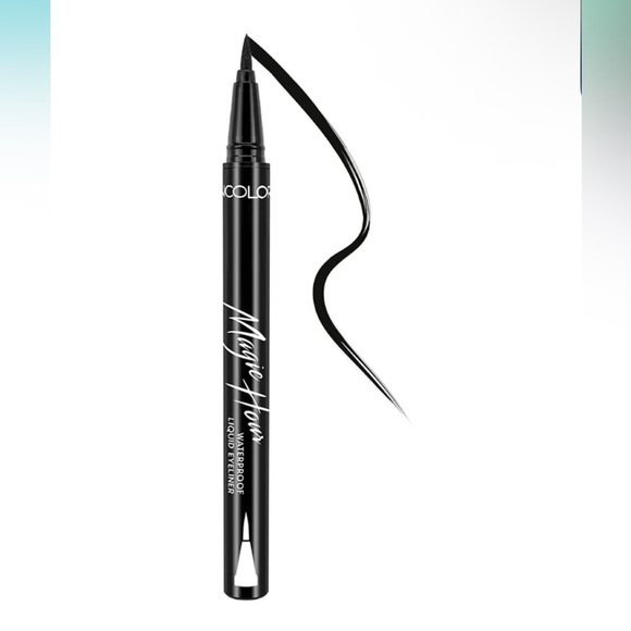 KleanColor Magic Hour Waterproof Black Eyeliner Pen | Felt-Tip | Long-Lasting - Picture 1 of 4